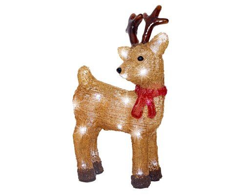 Lumineo LED figuur voor buiten - bruin/koel wit - 11,5 × 18,5 × 29 cm - afbeelding 2