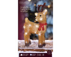 Lumineo LED figuur voor buiten - bruin/koel wit - 11,5 × 18,5 × 29 cm - afbeelding 3