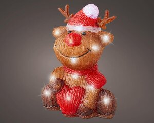 Lumineo LED figuur voor buiten - bruin/koel wit - 13,5 × 18,5 × 25 cm - afbeelding 1