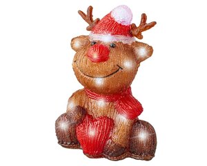 Lumineo LED figuur voor buiten - bruin/koel wit - 13,5 × 18,5 × 25 cm - afbeelding 2