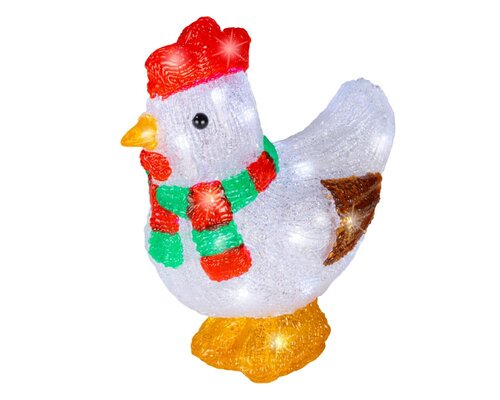 Lumineo LED figuur voor buiten - wit/koel wit - 11,5 × 19 × 23 cm - afbeelding 2