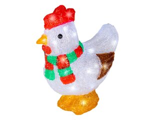 Lumineo LED figuur voor buiten - wit/koel wit - 11,5 × 19 × 23 cm - afbeelding 2