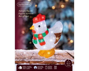 Lumineo LED figuur voor buiten - wit/koel wit - 11,5 × 19 × 23 cm - afbeelding 3