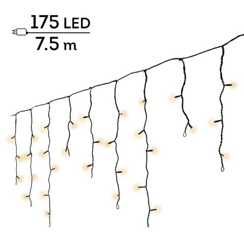 Lumineo LED ijspegelverlichting voor buiten - zwart/soft gold - 750 cm - afbeelding 6