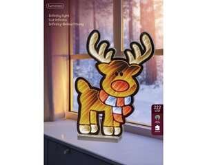 Lumineo LED infinityfiguur rendier voor binnen - multi - 1,3 × 28,8 × 40 cm - afbeelding 3