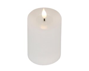 Lumineo LED kaars voor binnen - wit/warm wit - Ø 7,5 cm - afbeelding 4