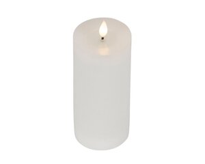 Lumineo LED kaars voor binnen - wit/warm wit - Ø 7,5 cm - afbeelding 4