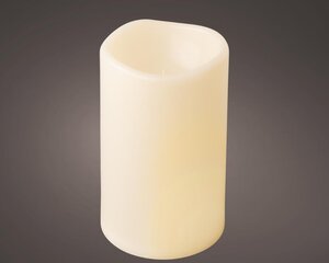 Lumineo LED kaars voor buiten - creme/warm wit - Ø 12,5 cm - afbeelding 1