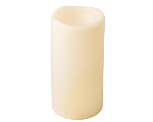 Lumineo LED kaars voor buiten - creme/warm wit - Ø 12,5 cm - afbeelding 2