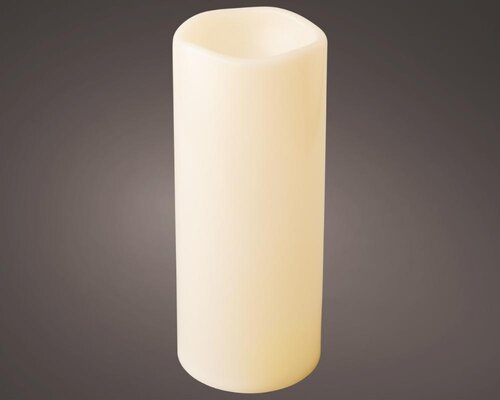 Lumineo LED kaars voor buiten - creme/warm wit - Ø 12,5 cm - afbeelding 1