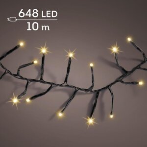 Lumineo LED lichtsnoer Excellent voor buiten - zwart/soft gold - 1000 cm - afbeelding 1