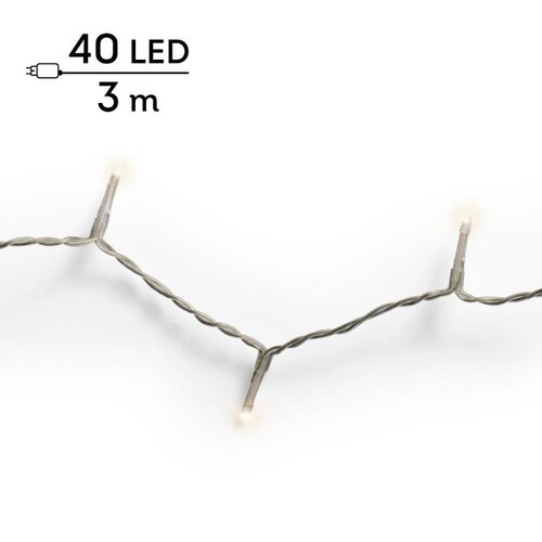 Lumineo LED lichtsnoer voor buiten - transparant/warm wit - 300 cm - afbeelding 8