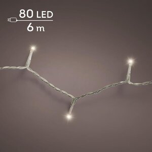 Lumineo LED lichtsnoer voor buiten - transparant/warm wit - 600 cm - afbeelding 1