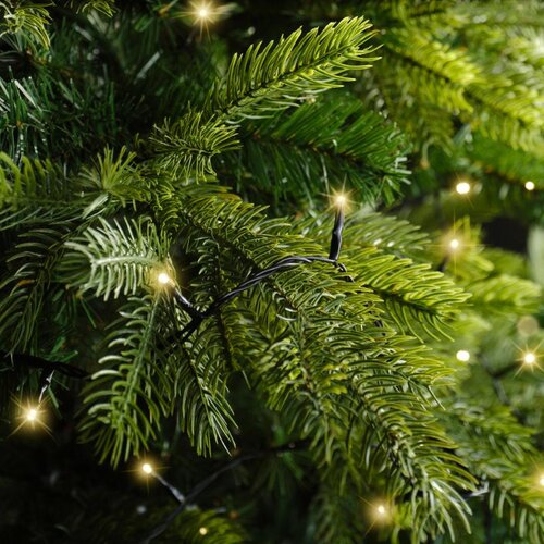Lumineo LED lichtsnoer voor buiten - zwart/soft gold - 300 cm - afbeelding 5