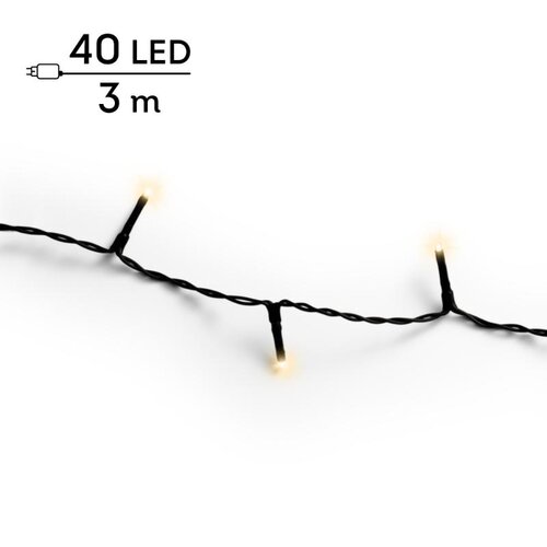 Lumineo LED lichtsnoer voor buiten - zwart/soft gold - 300 cm - afbeelding 8