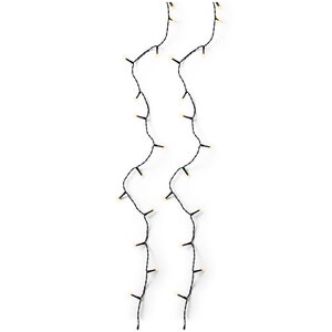 Lumineo LED lichtsnoer voor buiten - zwart/soft gold - 600 cm - afbeelding 7