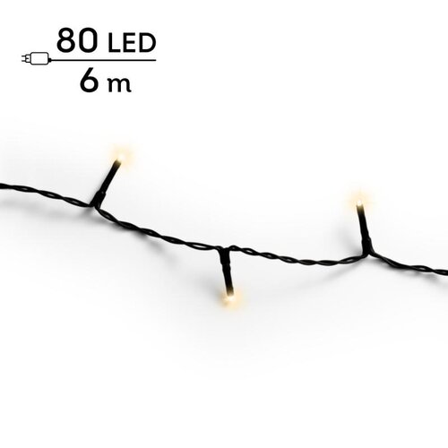 Lumineo LED lichtsnoer voor buiten - zwart/soft gold - 600 cm - afbeelding 8