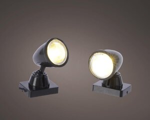 Lumineo LED-spotlight op batterijen zwart/warm wit – hoogte 4,5 cm - afbeelding 1
