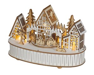 Lumineo LED tafereel voor binnen - naturel/warm wit - 12 × 22 × 15 cm - afbeelding 2