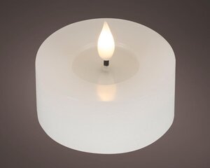 Lumineo LED theelicht voor binnen - wit/warm wit - Ø 7,5 cm - afbeelding 1
