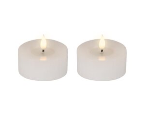 Lumineo LED theelicht voor binnen - wit/warm wit - Ø 7,5 cm - afbeelding 2