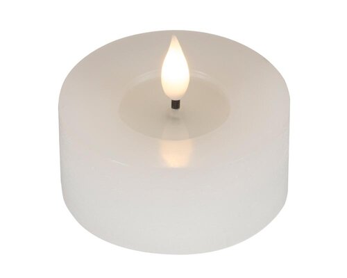 Lumineo LED theelicht voor binnen - wit/warm wit - Ø 7,5 cm - afbeelding 4