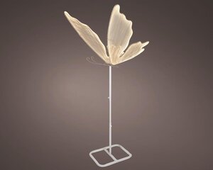 Lumineo LED vlinder voor binnen - wit/warm wit - 93 × 100 × 195 cm - afbeelding 1