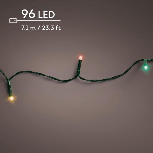 Lumineo Lichtsnoer voor buiten - groen/multi - 710 cm - afbeelding 1