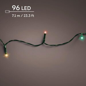 Lumineo Lichtsnoer voor buiten - groen/multi - 710 cm - afbeelding 1