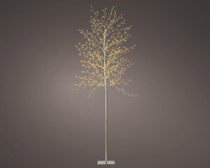 Lumineo Micro LED boom voor buiten - goud/warm wit/klassiek warm - Ø 70 cm
