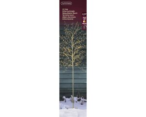 Lumineo Micro LED boom voor buiten - goud/warm wit/klassiek warm - Ø 70 cm - afbeelding 4