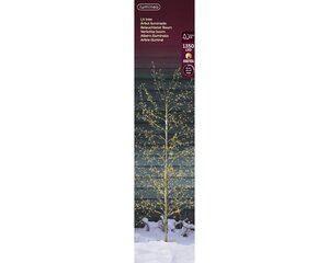 Lumineo Micro LED boom voor buiten - goud/warm wit/klassiek warm - Ø 70 cm - afbeelding 4