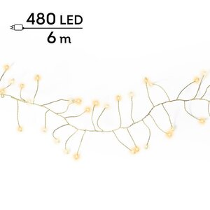 Lumineo micro-LED compactverlichting goud – lengte 600 cm, 480 lampjes - afbeelding 9