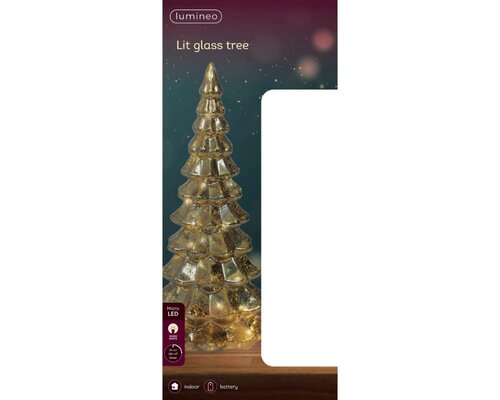 Lumineo Micro LED figuur voor binnen - goud/warm wit - Ø 14,5 cm - afbeelding 3