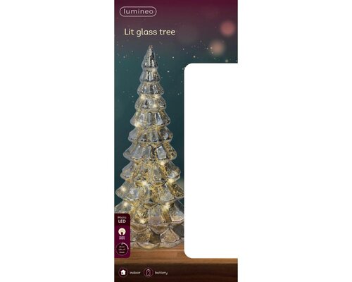 Lumineo Micro LED figuur voor binnen - zilver/warm wit - Ø 14,5 cm - afbeelding 3