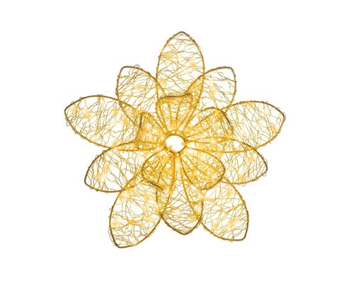 Lumineo Micro LED frame voor buiten - goud/warm wit/klassiek warm - Ø 28 cm - afbeelding 3
