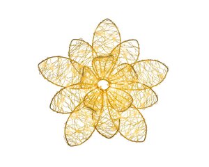 Lumineo Micro LED frame voor buiten - goud/warm wit/klassiek warm - Ø 28 cm - afbeelding 3