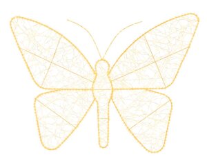 Lumineo Micro LED frame voor buiten - goud/warm wit/klassiek warm - 1 × 98 × 77 cm - afbeelding 3