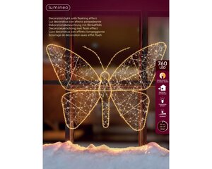 Lumineo Micro LED frame voor buiten - goud/warm wit/klassiek warm - 1 × 98 × 77 cm - afbeelding 4