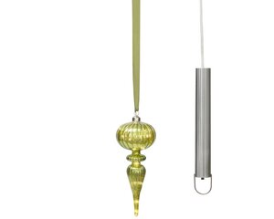 Lumineo Micro LED ornament voor binnen - groen/warm wit - Ø 10,5 cm - afbeelding 2