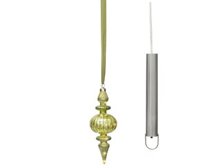Lumineo Micro LED ornament voor binnen - groen/warm wit - Ø 9,5 cm - afbeelding 2