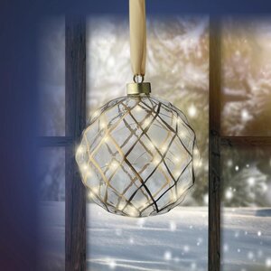 Lumineo Micro LED ornament voor binnen - helder/warm wit - Ø 14 cm - afbeelding 3
