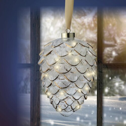 Lumineo Micro LED ornament voor binnen - helder/warm wit - Ø 15 cm - afbeelding 4