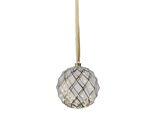 Lumineo Micro LED ornament voor binnen - helder/warm wit - Ø 19 cm - afbeelding 2