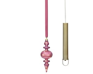 Lumineo Micro LED ornament voor binnen - roze/warm wit - Ø 9,5 cm - afbeelding 2