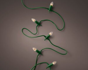 Lumineo tree lights Candle lights s groen/flame 396cm-10L