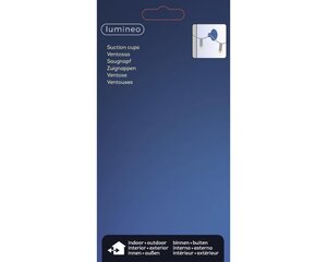 Lumineo Zuignap voor buiten - helder - 3,5 × 3,5 × 1,5 cm - afbeelding 2
