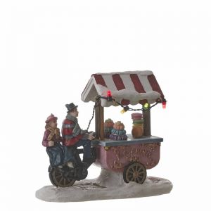 Macarons stall battery operated - l13xw7,5xh11cm - afbeelding 2