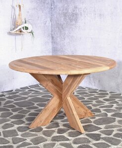 Malta teak table Ø130 cm - afbeelding 3