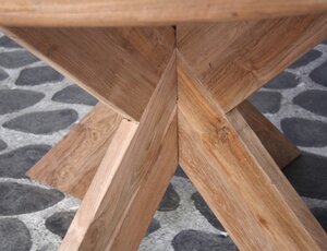 Malta teak table Ø130 cm - afbeelding 2
